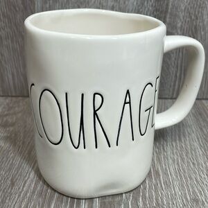 NWT Rae Dunn “COURAGE” Ceramic Coffee Tea Mug